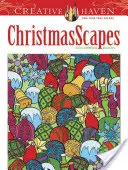 Libro para colorear de Creative Haven Christmasscapes - Creative Haven Christmasscapes Coloring Book