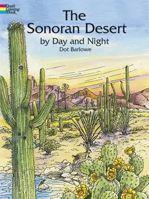 Libro para colorear El desierto de Sonora de día y de noche - The Sonoran Desert by Day and Night Coloring Book