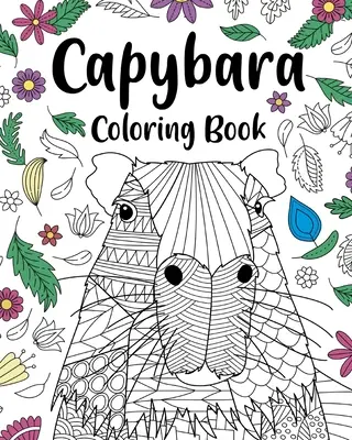 Libro para colorear de Capibara - Capybara Adult Coloring Book