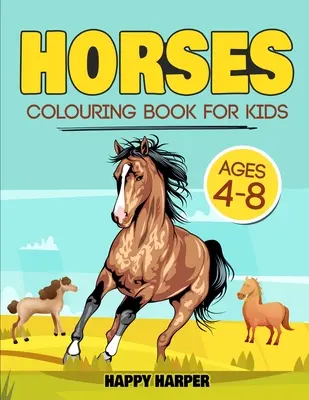 Libro para colorear de Caballos - Horses Colouring Book