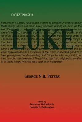 El testimonio de Lucas: Notas de estudio bíblico de 1907 sobre el Evangelio de Lucas - The Testimony of Luke: 1907 Biblical study notes on the Gospel of Luke