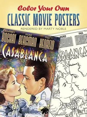Colorea tus propios carteles de películas clásicas - Color Your Own Classic Movie Posters