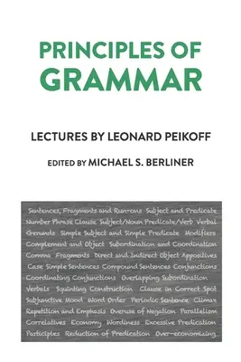 Principios de gramática - Principles of Grammar