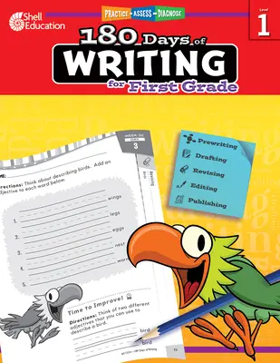 180 días de escritura para primer grado (español): Practicar, Evaluar, Diagnosticar - 180 Days of Writing for First Grade (Spanish): Practice, Assess, Diagnose