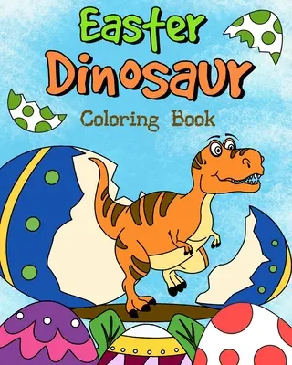 Libro para colorear de Dinosaurios de Pascua - Easter Dinosaur Coloring Book
