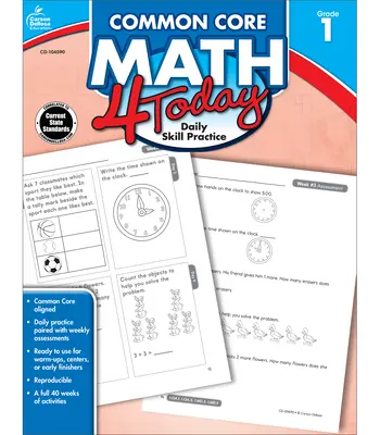 Common Core Math 4 Hoy, Grado 1 - Common Core Math 4 Today, Grade 1