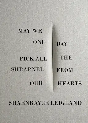 Que un día nos quitemos toda la metralla del corazón - May We One Day Pick All the Shrapnel From Our Hearts