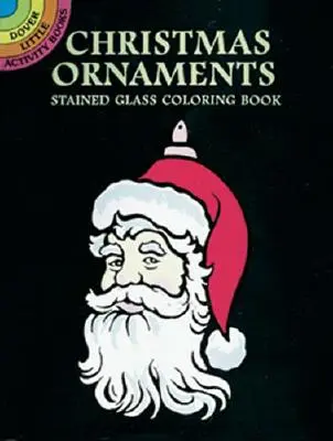 Adornos de Navidad Vidrieras Libro para colorear - Christmas Ornaments Stained Glass Coloring Book