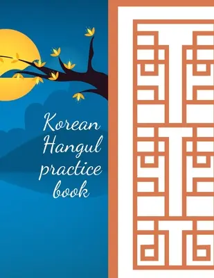 Cuaderno para practicar hangul coreano - Korean Hangul practice book