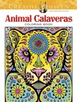 Creative Haven Libro Para Colorear Animales Calaveras - Creative Haven Animal Calaveras Coloring Book