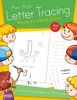 Libro de ejercicios preescolares de trazado de letras para niños de 3 a 5 años: Aprender a escribir cuadernos de actividades, abecedario abc escribir trazos de papel. Kindergarten preescolar ha - Letter Tracing Preschool workbook for kids ages 3-5: Learn to write activity workbooks, abc alphabet writing paper lines. Kindergarten preschoolers ha