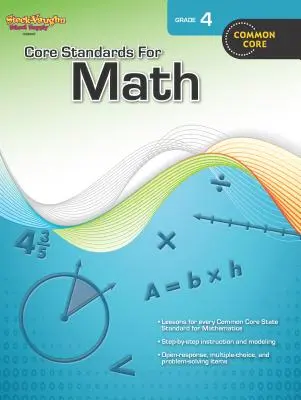 Estándares Básicos para Matemáticas: Reproducible Grado 4 - Core Standards for Math: Reproducible Grade 4