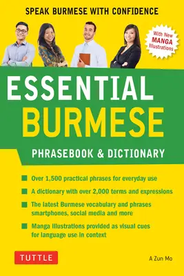 Libro de frases y diccionario esencial de birmano: Hable birmano con confianza - Essential Burmese Phrasebook & Dictionary: Speak Burmese with Confidence