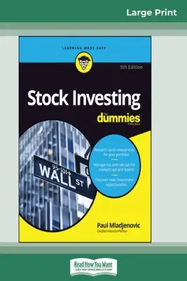 Invertir en Bolsa para Dummies, 5ª Edición (16pt Large Print Edition) - Stock Investing For Dummies, 5th Edition (16pt Large Print Edition)