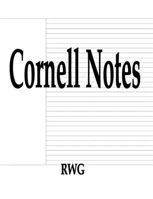 Notas Cornell: 200 Páginas 8.5 X 11 - Cornell Notes: 200 Pages 8.5 X 11