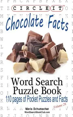 Enciérralo, Datos sobre el chocolate, Sopa de letras, Libro de rompecabezas - Circle It, Chocolate Facts, Word Search, Puzzle Book