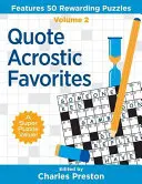 Cita Acróstico Favoritos: 50 puzzles gratificantes - Quote Acrostic Favorites: Features 50 Rewarding Puzzles