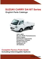 Suzuki Carry Truck DA16T Series Manual De Piezas - Suzuki Carry Truck DA16T Series Parts Manual