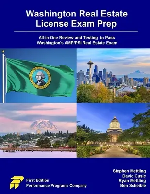 Washington Real Estate License Prep: Todo-en-Uno Revisión y Pruebas para Aprobar el Examen de Bienes Raíces de Washington AMP/PSI - Washington Real Estate License Exam Prep: All-in-One Review and Testing to Pass Washington's AMP/PSI Real Estate Exam