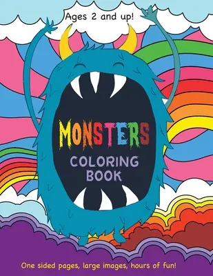 ¡Libro para colorear de monstruos para niños a partir de 2 años! - Monsters Coloring Book for Kids Ages 2 and Up!