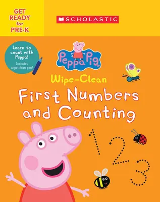 Wipe-Clean First Números y Contar (Peppa Pig) - Wipe-Clean First Numbers and Counting (Peppa Pig)