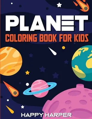 Planeta para colorear - Planet Coloring Book