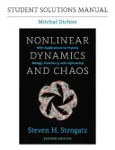 Student Solutions Manual for Nonlinear Dynamics and Chaos, 2ª edición - Student Solutions Manual for Nonlinear Dynamics and Chaos, 2nd Edition