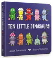 Libro de mesa Diez pequeños dinosaurios - Ten Little Dinosaurs Board Book