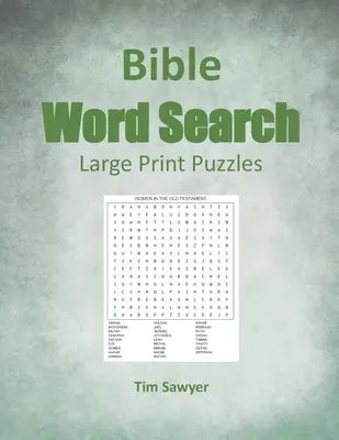 Sopa de letras bíblica: Sopas de letras grandes - Bible Word Search: Large Print Puzzles