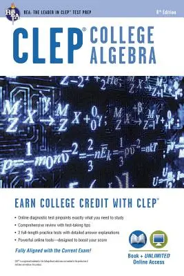 Álgebra universitaria Clep(r) Libro + Online - Clep(r) College Algebra Book + Online