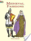 Moda medieval para colorear - Medieval Fashions Coloring Book