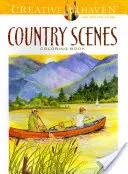 Libro para colorear Escenas campestres - Country Scenes Coloring Book