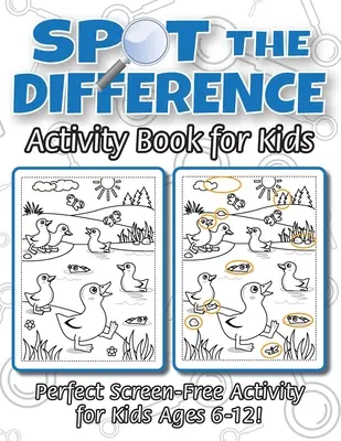 Libro de actividades para niños Spot the Difference: (6-12 años) ¡Detecta 10 diferencias en cada pliego! (Engage Books (Actividades)) - Spot the Difference Activity Book for Kids: (Ages 6-12) Spot 10 Differences in Every Spread! (Engage Books (Activities))