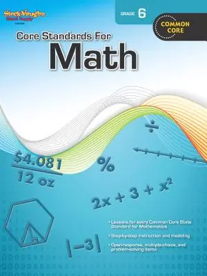 Core Standards for Math Reproducible Grado 6 - Core Standards for Math Reproducible Grade 6