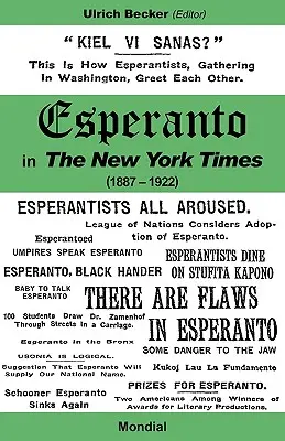 El esperanto en el New York Times (1887 - 1922) - Esperanto in the New York Times (1887 - 1922)