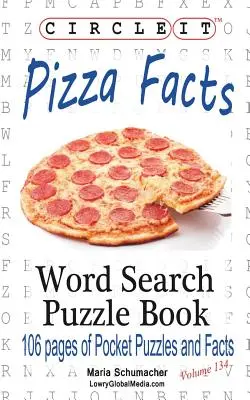 Encierra en un círculo Pizza, Sopa de letras, Libro de rompecabezas - Circle It, Pizza Facts, Word Search, Puzzle Book