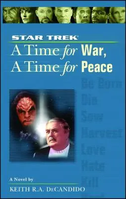 A Star Trek: The Next Generation Tiempo #9: Tiempo de guerra, tiempo de paz, 9 - A Star Trek: The Next Generation: Time #9: A Time for War, a Time for Peace, 9