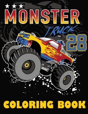 Libro para colorear de Monster Truck: Gran libro para colorear para niños y niñas - Monster Truck Coloring Book: Big Coloring Book for Boys and Girls