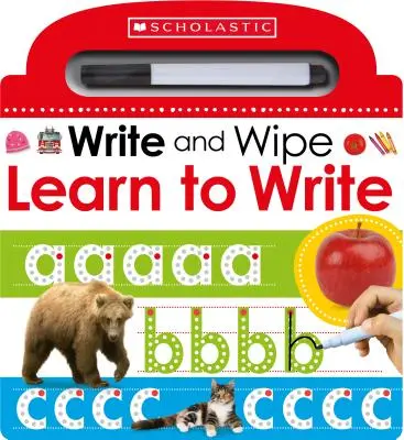 Aprende a escribir: Scholastic Early Learners (Escribir y borrar) - Learn to Write: Scholastic Early Learners (Write and Wipe)