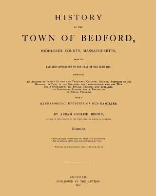 Historia de la ciudad de Bedford - History of the Town of Bedford