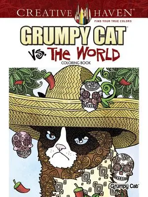 Creative Haven Grumpy Cat vs. the World Libro para colorear - Creative Haven Grumpy Cat vs. the World Coloring Book