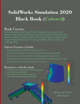 SolidWorks Simulation 2020 Libro negro (coloreado) - SolidWorks Simulation 2020 Black Book (Colored)