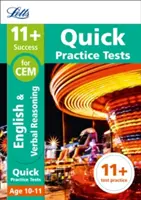 Letts 11+ Success - 11+ Verbal Reasoning Quick Practice Tests: Para los exámenes Cem: Age 10-11 - Letts 11+ Success - 11+ Verbal Reasoning Quick Practice Tests: For the Cem Tests: Age 10-11