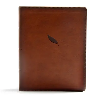 Biblia de estudio CSB Legacy, Tapa dura - CSB Legacy Notetaking Bible, Tan Leathertouch