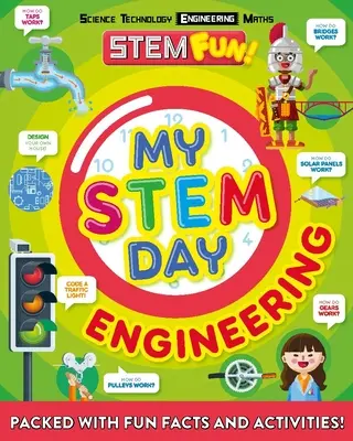 Mi día Stem: Ingeniería: Repleto de datos y actividades divertidas - My Stem Day: Engineering: Packed with Fun Facts and Activities!