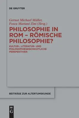 Philosophie in Rom - Rmische Philosophie?