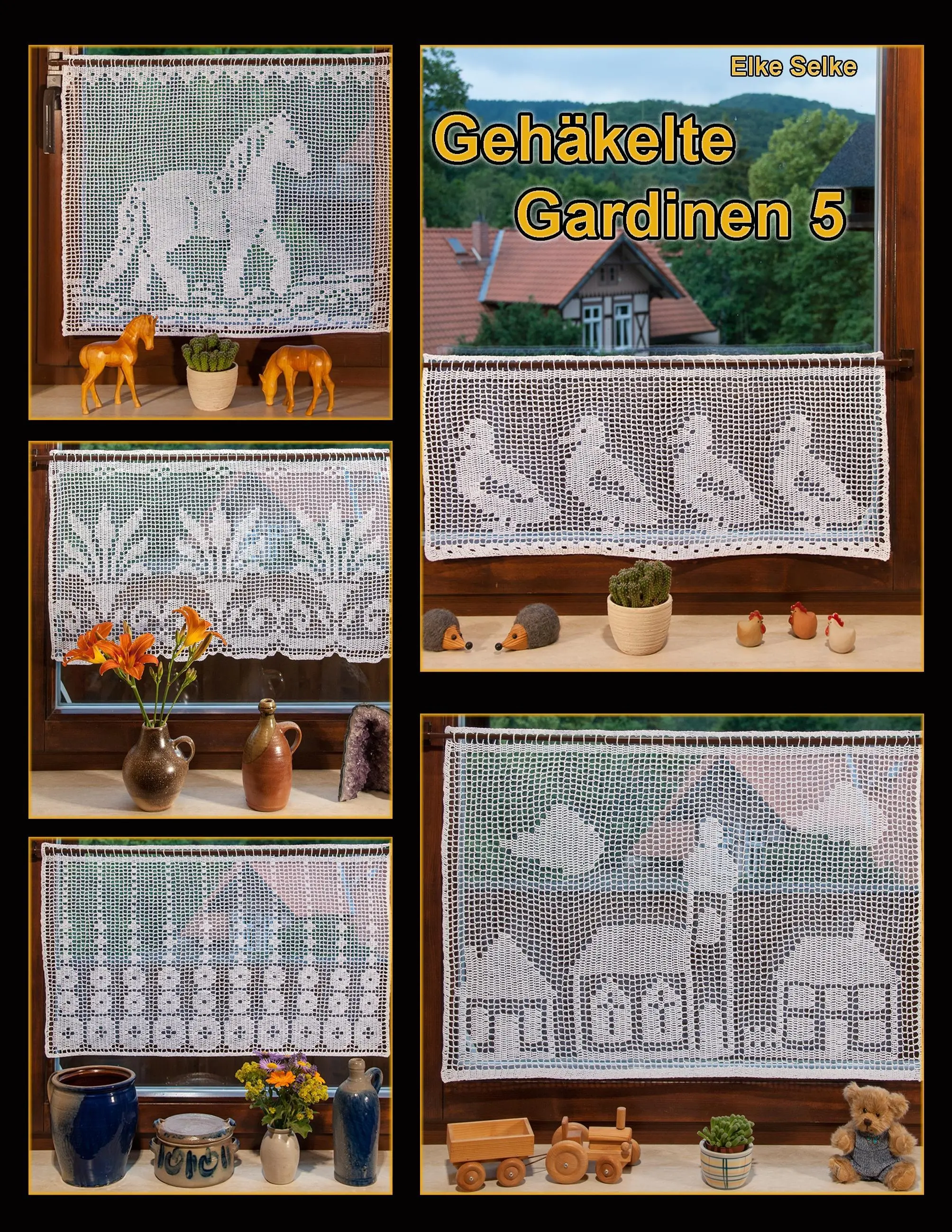 Jardín de infancia 5 - Gehkelte Gardinen 5