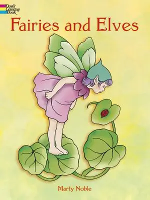 Hadas y duendes Libro para colorear - Fairies and Elves Coloring Book