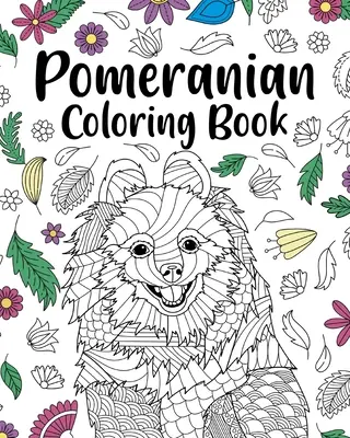 Libro para colorear de Pomerania - Pomeranian Coloring Book