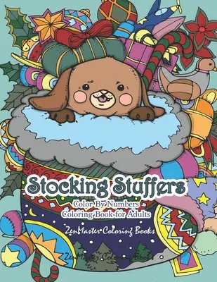 Libro para colorear Color By Numbers para adultos: Un libro para colorear de medias llenas de lindos bebés animales con Chris. - Stocking Stuffers Color By Numbers Coloring Book for Adults: An Adult Color By Numbers Coloring Book of Stockings full of Cute Baby Animals With Chris